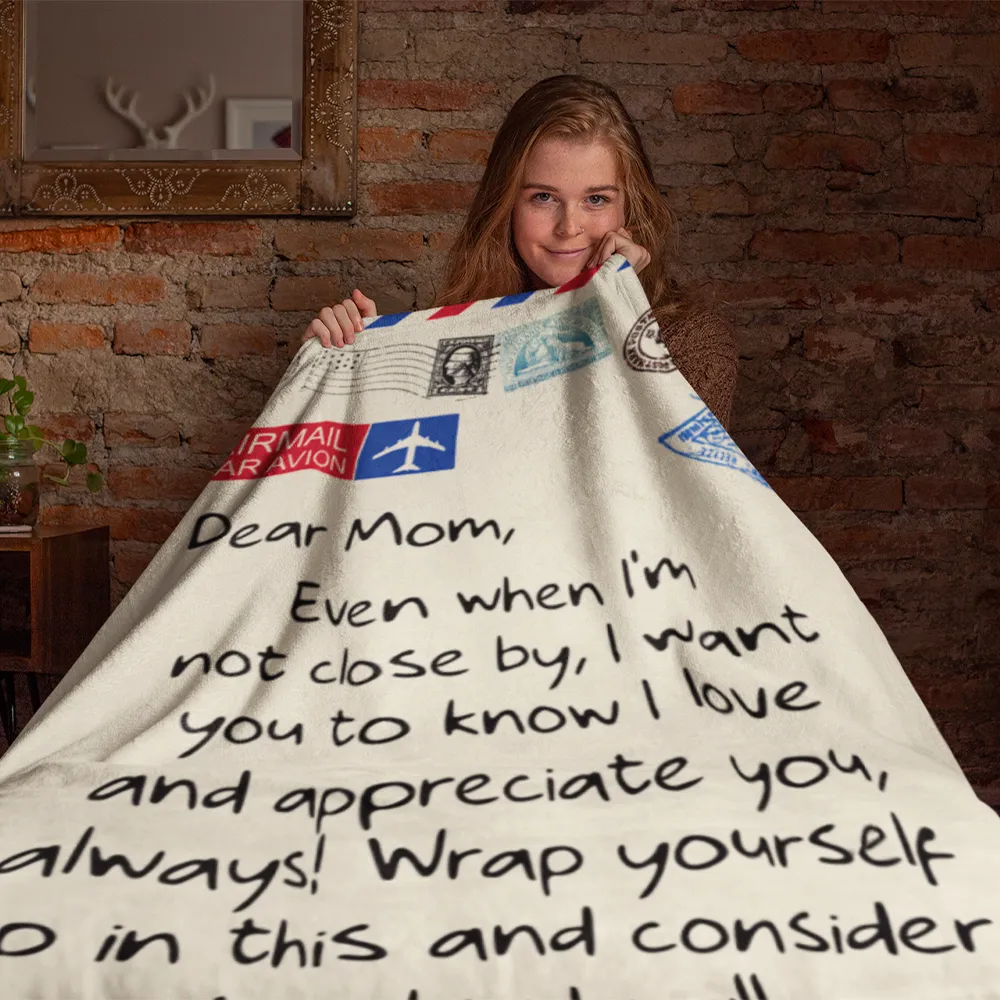 Letter To Mom Blanket
